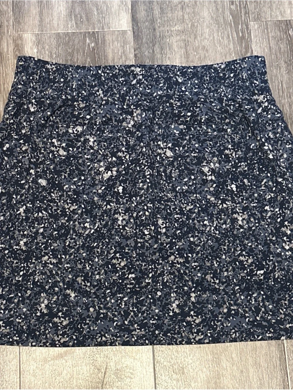 Athleta Womens Midtown Blue Speckled Skort Skirt 2 EUC Golf Tennis